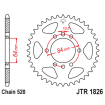 Γρανάζι πίσω κίνησης JT Sprockets JTR1826.44 thumb