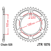 Γρανάζι πίσω κίνησης JT Sprockets JTR1876.45 thumb