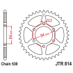 Γρανάζι πίσω κίνησης JT Sprockets JTR814.45 thumb