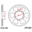 Γρανάζι πίσω κίνησης JT Sprockets JTR820.42 thumb