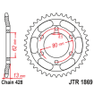 Γρανάζι πίσω κίνησης JT Sprockets JTR1869.45 thumb