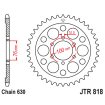 Γρανάζι πίσω κίνησης JT Sprockets JTR818.40 thumb
