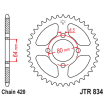 Γρανάζι πίσω κίνησης JT Sprockets JTR834.35 thumb