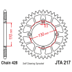 Γρανάζι πίσω κίνησης JT Sprockets JTA217.49 thumb