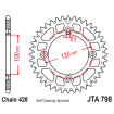 Γρανάζι πίσω κίνησης JT Sprockets JTA798.49 BLK thumb