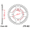 Γρανάζι πίσω κίνησης JT Sprockets JTR462.49 Γρανάζι πίσω κίνησης JT Sprockets JTR462.49 thumb