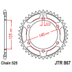 Γρανάζι πίσω κίνησης JT Sprockets JTR867.43 thumb