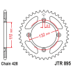 Γρανάζι πίσω κίνησης JT Sprockets JTR895.46 Γρανάζι πίσω κίνησης JT Sprockets JTR895.46 thumb