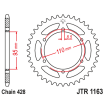 Γρανάζι πίσω κίνησης JT Sprockets JTR1163.45 thumb