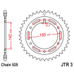 Γρανάζι πίσω κίνησης JT Sprockets JTR3.42 thumb