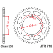 Γρανάζι πίσω κίνησης JT Sprockets JTR718.46 thumb