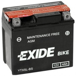 Μπαταρία μοτοσυκλέτας EXIDE 12V - YTX5L-BS