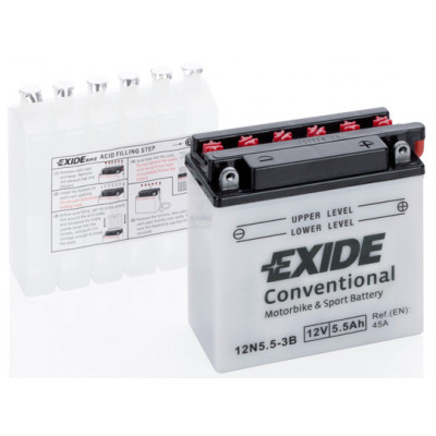 Μπαταρία μοτοσυκλέτας EXIDE 12V - 12N5,5-3B