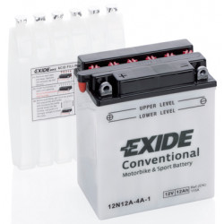 Μπαταρία μοτοσυκλέτας EXIDE 12V - 12N12A-4A-1