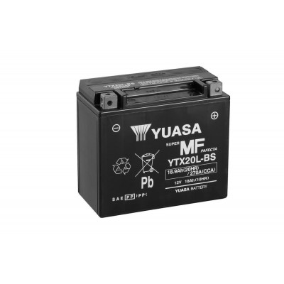 Μπαταρία μοτοσυκλέτας YUASA 12V - YTX20L-BSYUASA