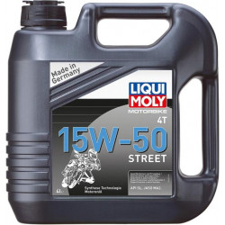 Ημισυνθετικό λάδι μηχανής LIQUI MOLY SAE 15W-50 STREET - 4 λίτρα