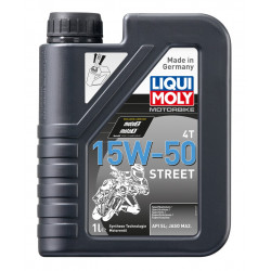 Ημισυνθετικό λάδι μηχανής LIQUI MOLY SAE 15W-50 STREET - 1 λίτρο