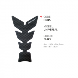 Αυτοκόλλητο ρεζερβουάρ μηχανής HDR5/PR3428 Αυτοκόλλητο ρεζερβουάρ μηχανής HDR5/PR3428