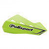 Προστατευτικές χούφτες μηχανής POLISPORT QWEST UNIVERSAL FLO YELLOW - ΠΛΑΣΤΙΚΟ