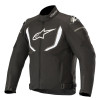 Μπουφάν μηχανής ALPINESTARS T-GP R V2 WATERPROOF BLACK/WHITE
