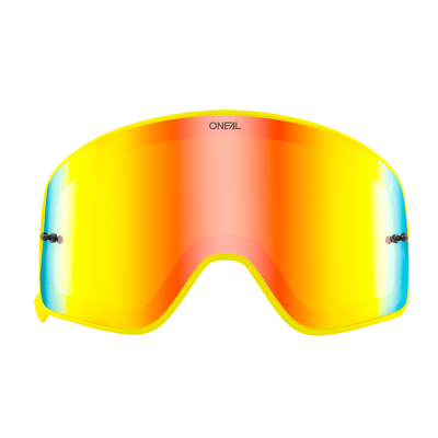 Μαγνητική ζελατίνα μάσκας O'NEAL B-50 YELLOW FRAME-RADIUM RED
