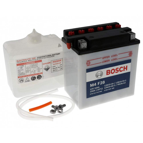 Μπαταρία μοτοσυκλέτας BOSCH M4 12V YB10L-A2 Μπαταρία μοτοσυκλέτας BOSCH M4 12V YB10L-A2