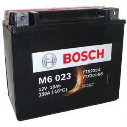 Μπαταρία μοτοσυκλέτας BOSCH M6 12V YTX20L-BS