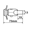Βάση τιμονόπλακας OPTI-FIX 90436 thumb
