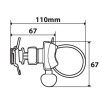 Βάση τιμονόπλακας OPTI-FIX 90437 thumb