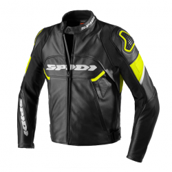 Δερμάτινο μπουφάν μηχανής SPIDI IGNITE BLACK/FLUO YELL