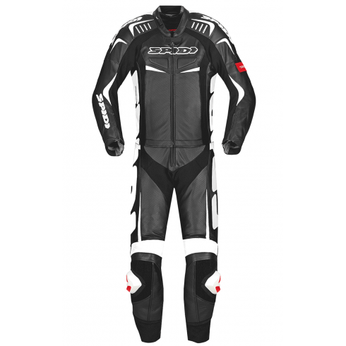 Δερμάτινη στολή αναβάτη SPIDI TRACK TOURING ΛΕΥΚΟ/ΜΑΥΡΟ Δερμάτινη στολή αναβάτη SPIDI TRACK TOURING ΛΕΥΚΟ/ΜΑΥΡΟ