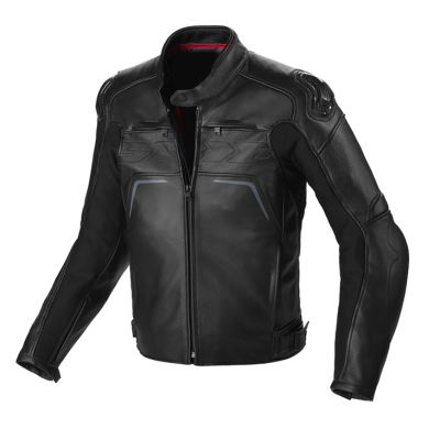 Δερμάτινο μπουφάν μηχανής SPIDI CARBO RIDER CE BLACK