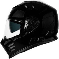 Κράνος μηχανής SIMPSON VENOM SOLID GLOSS BLACK FULL FACE