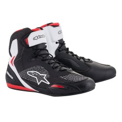 Μπότες μηχανής ALPINESTARS FASTER-3 RIDEKNIT ΜΑΥΡΟ/ΑΣΠΡΟ/ΚΟΚΚΙΝΟ