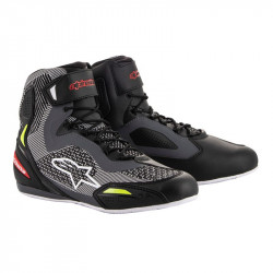 Μπότες μηχανής ALPINESTARS FASTER-3 RIDEKNIT BLACK/GRAY/YELLOW FLUO