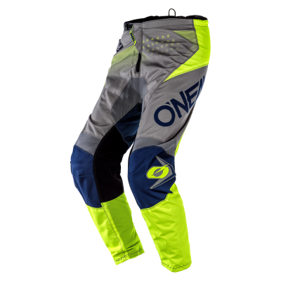 Παντελόνι μηχανής O’NEAL ELEMENT FACTOR GRAY/BLUE/NEON YELLOW