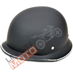  Κοφτό κράνος μηχανής - Black MAT 2021