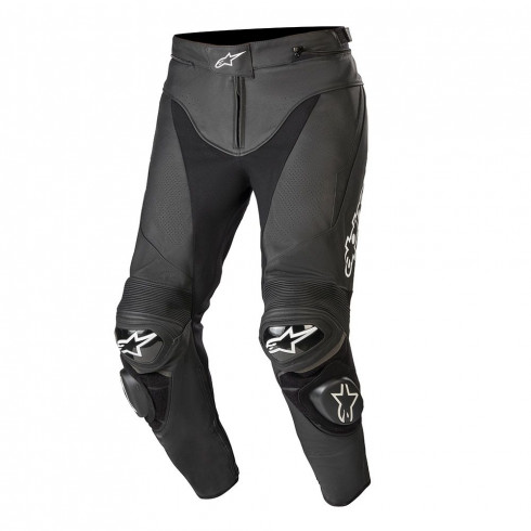 Δερμάτινο παντελόνι μηχανής ALPINESTARS TRACK V2 BLACK Δερμάτινο παντελόνι μηχανής ALPINESTARS TRACK V2 BLACK