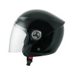 Κράνος μηχανής A-PRO ENGRAVE ΜΑΥΡΟ JET - OPEN FACE thumb