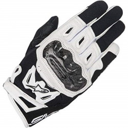 Γάντια μοτοσυκλέτας ALPINESTARS SMX-2 AIR CARBON V2 ΛΕΥΚΟ/ΜΑΥΡΟ