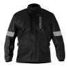 Αδιάβροχο μπουφάν μοτοσυκλέτας ALPINESTARS HURRICANE RAIN ΜΑΥΡΟ