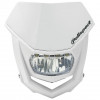 Φανάρι εμπρός με μάσκα POLISPORT HALO LED - ΑΣΠΡΟ/ΑΣΠΡΟ