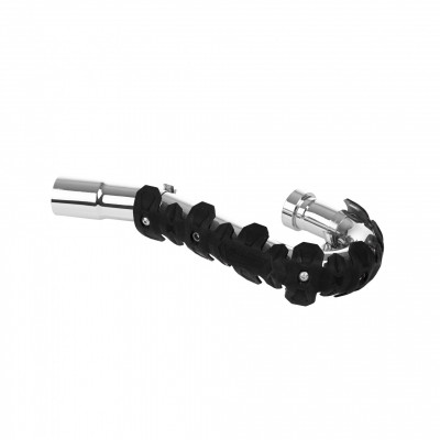 Προστατευτικό λαιμού εξάτμισης POLISPORT ARMADILLO HEAD PIPE 22 cm ΜΑΥΡΟ