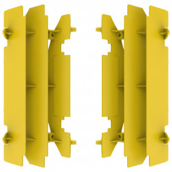 Προστατευτικό ψυγείου μοτοσυκλέτας POLISPORT SUZUKI RM250 2001-08 / 1996-06 / DRZ400 - 2016-20 ΚΙΤΡΙΝΟ