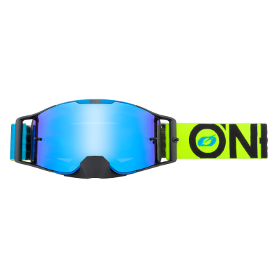Μάσκα μηχανής motocross O`NEAL B-30 BOLD BLUE/NEON YELLOW - RADIUM BLUE