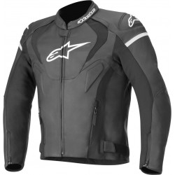 Δερμάτινο μπουφάν μηχανής ALPINESTARS JAWS V3 ΜΑΥΡΟ/ΛΕΥΚΟ