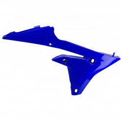 Πλαστικά καλύμματα ψυγείου POLISPORT Yamaha YZ250F / YZ250FX / YZ450FX / WR250F / WR450F ΜΠΛΕ/ΑΣΠΡΟ