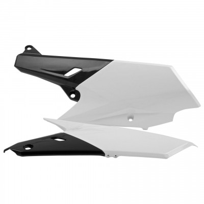 Πλαϊνά πάνελ μηχανής POLISPORT για Yamaha YZ250F / YZ250F-2006-09 ΜΑΥΡΟ/ΑΣΠΡΟ