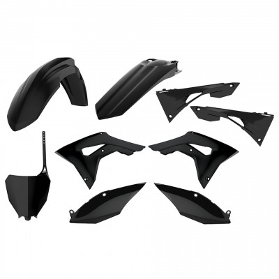 Κιτ πλαστικών MX POLISPORT για HONDA CRF150L - 2018-2021 ΜΑΥΡΟ