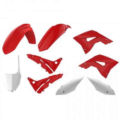 Κιτ πλαστικών MX POLISPORT για HONDA CR125R - 1998-99 / CR250R - 1997-99 RED OEM